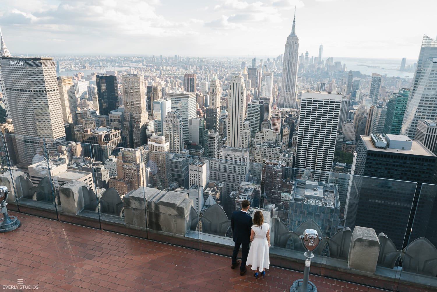 Top of the Rock Wedding and City Hall elopement in New York