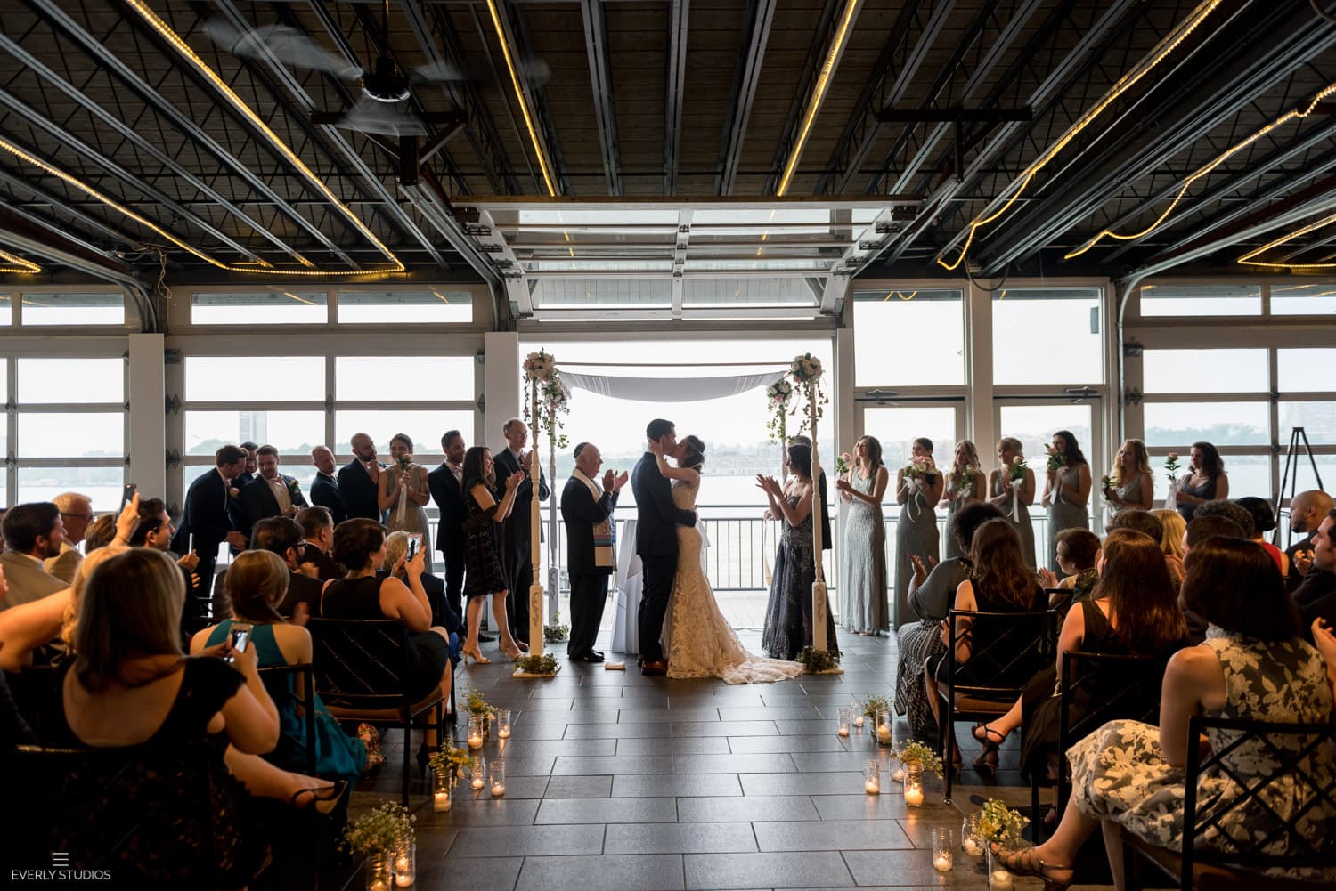 Chelsea Piers Sunset Terrace wedding in NYC