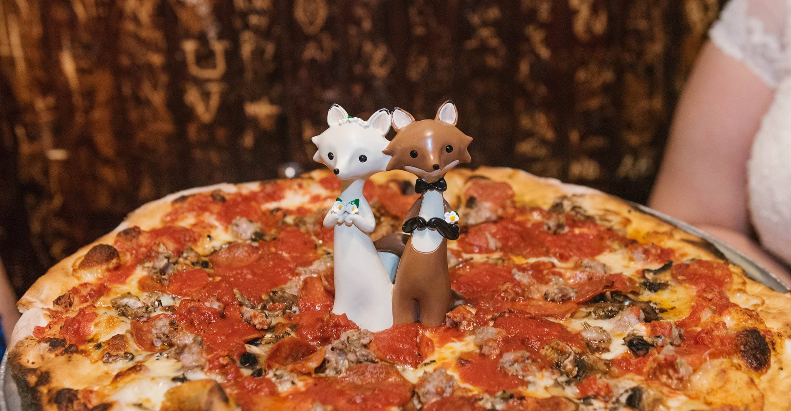 pizza party wedding in NYC