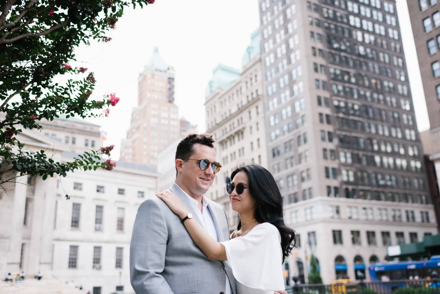 Getting married at Brooklyn City Hall: a Brooklyn City Hall wedding, photographer by Brooklyn wedding photographer Everly Studios