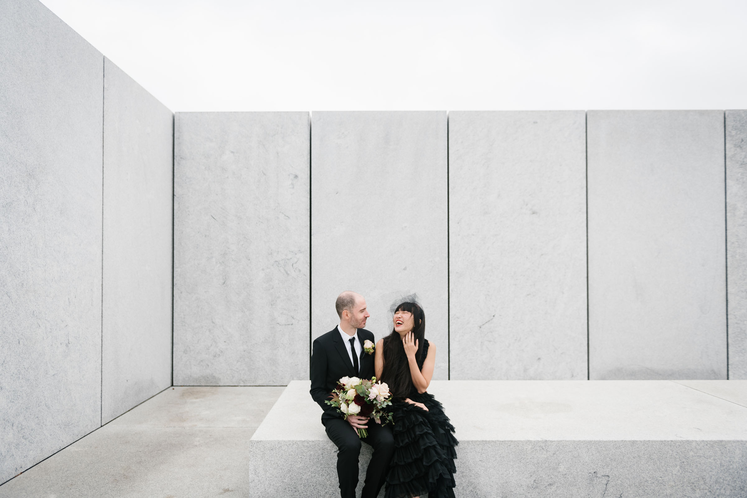 Four Freedoms Park wedding in Roosevelt Island NYC