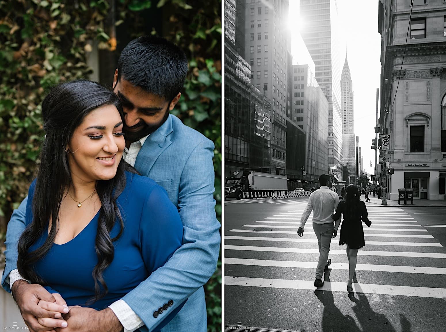 New York Public Library engagement photos in midtown Manhattan NYC